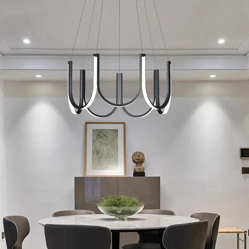 Modern Home Decor Led Lights Pendant Light Lamps for Living Room Led Chandeliers for Dining Room Hanging Light Indoor Lighting