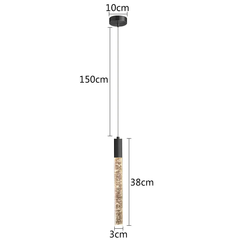 Crystal LED pendant lights Luxury Duplex Stair Chandeliers Living Room Hotel Ceiling Pendant Lamp Bedroom Bedside hanging lamp