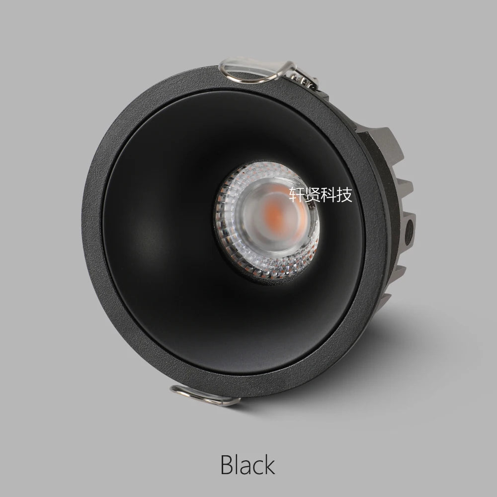 DC24V Constant Pressure Recessed LED Spotlight 5W 7W 9W 15W Round Ra93 Downlight for Tuya Zigbee BLE DALI DT8 Matter KNX System