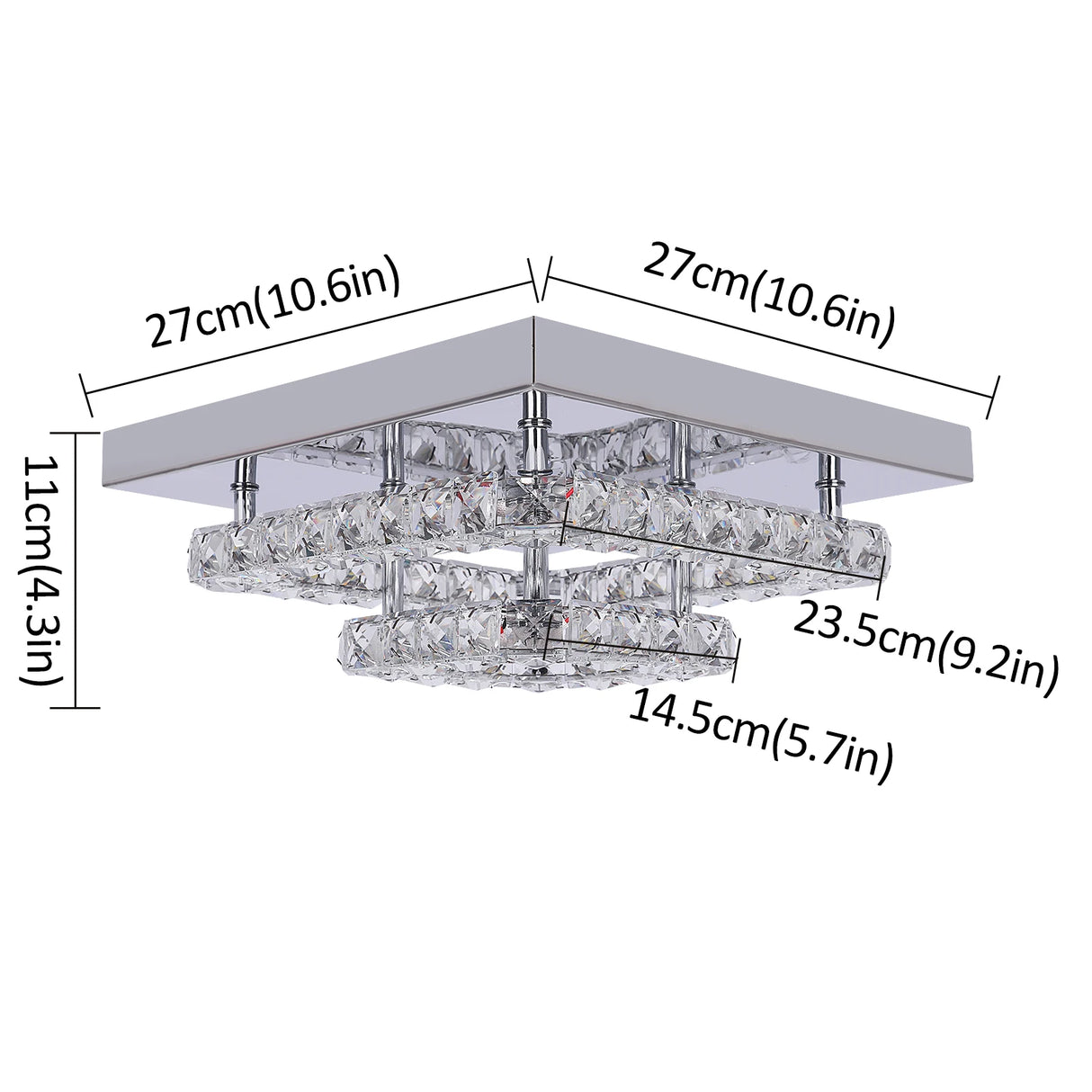 Crystal Chandelier Luxury Living Room Bedroom Ceiling Lights Led Kitchen Light Hanging Lamps Lustre Dining Decorative