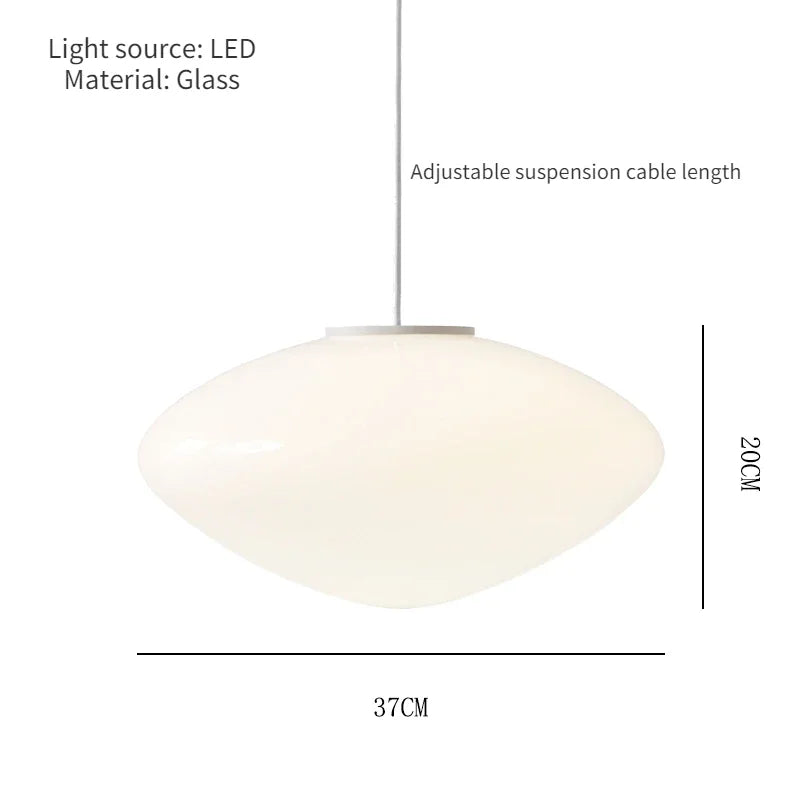 Denmark Designer Kitchen Island Hanging Lamp Glass Suspension Ceiling Light Chandelier for Dining Table