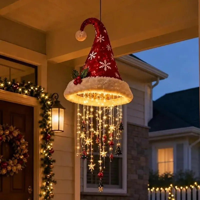 Lighted Witch Hat Hanging Chime, Lighted Witches Hat | Create Instant Magical GlowCreate Instant Magical Glow