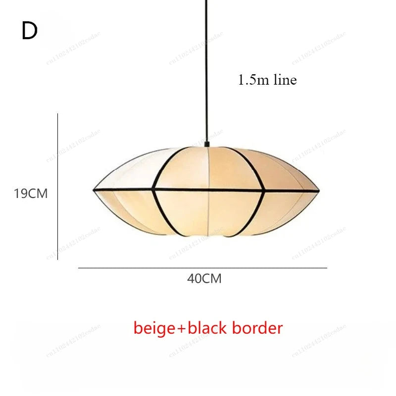 Wabi-sibi Japanese Style Medieval Dining Room Chandeliers Foyer Pendant Lamp Applicable To Interior Lighting Room Decoration
