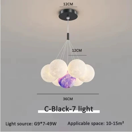 Modern Bubble Hanging Chandelier - Nordic LED Pendant Light Fixture