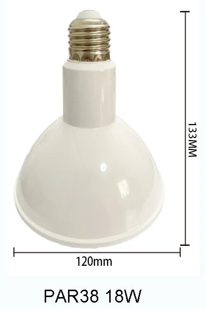 High Bright 9W 15W 18W Aluminium LED Lamp 4000K 6000K Waterproof COB Par Light PAR38 LED Bulb PAR30 PAR20 for Indoor Outdoor