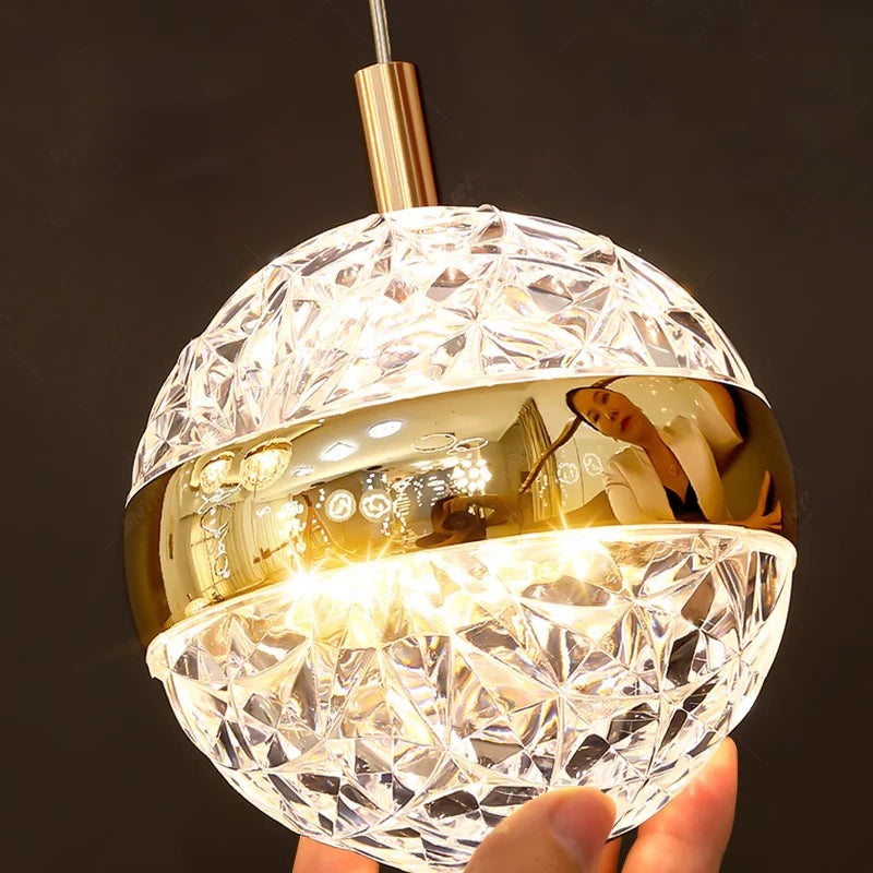 Nordic home decoration, stair chandelier, living room and dining room Pendant lights, ceiling light, indoor lighting