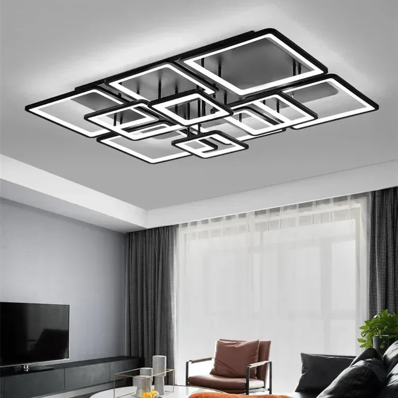 Modern LED Ceiling Lamp Nordic Simple Ceiling Chandelier for Living Room Bedroom Dining Room Indoor Decorative Lamps Fixtures