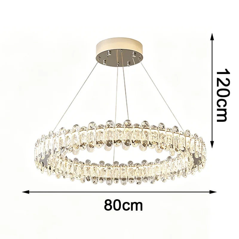 home decorationPendant lights, luxury crystal living room chandelier, dining room Pendant lamp, ceiling light, indoor lighting