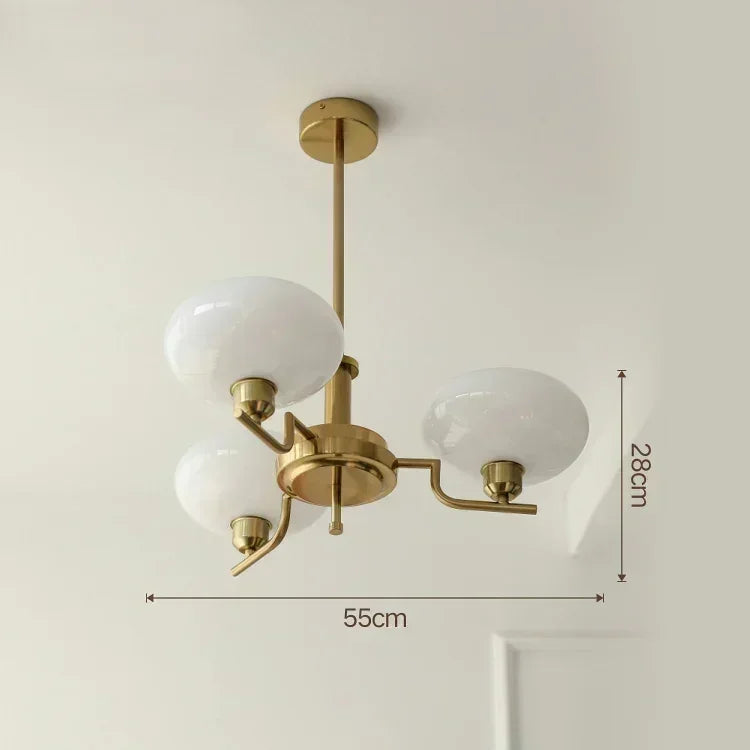 Retro Artistic Design Glass Pendant Light Ball Used in Bedrooms Study Rooms Living Kitchens Island Chandelier Indoor Hanging