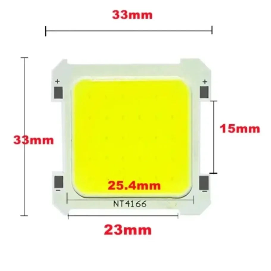 3V COB LED Integrated Chip Light Bulbs (10-100Pcs) - High Brightness White DIY Lamp Chips