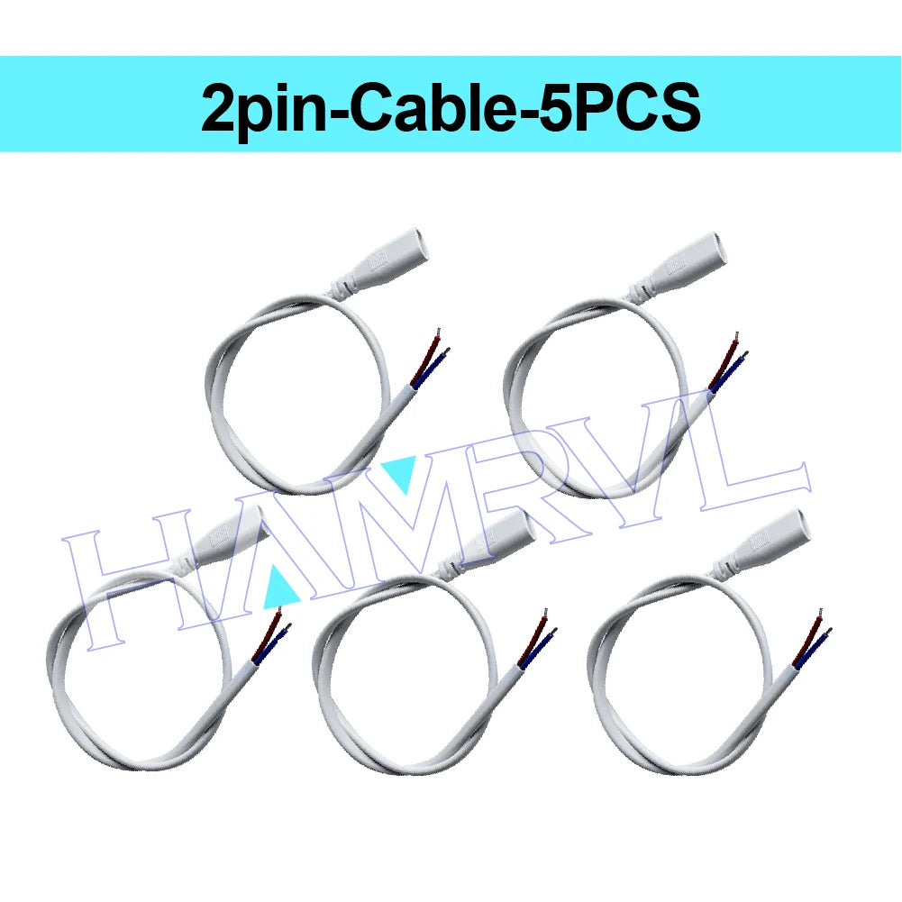 DIY Hexagon Garage LED Tube Accessories & Connector Set (110-240V) - Suspension Wire Cable Kit for Honeycomb Workshop & Barber Shop Lighting
