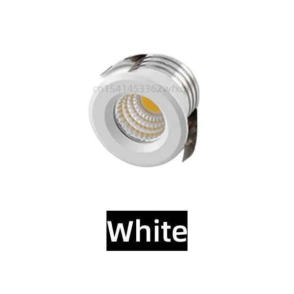 Mini Embedded Ceiling LED Downlight 3W Small Spotlight COB Downlight 110V-220V Dimmable Family Cabinet Light Living Room Hotel