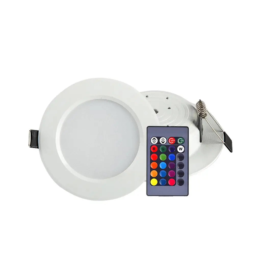 Color Changing Led Downlights Ceiling Dimmable, LED Recessed Ceiling Lights RGBW Multicolor RGB Aluminum for home and bar KTV