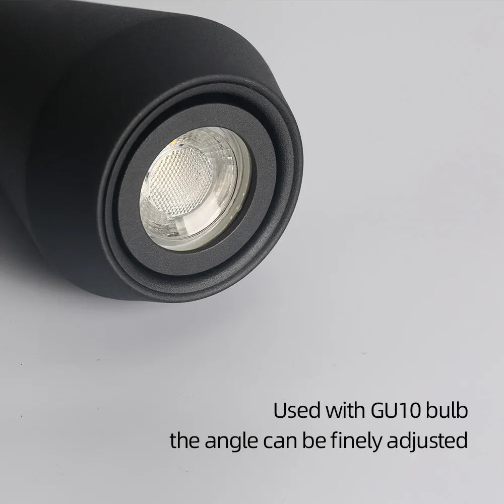 Modern LED Pendant Lamp - GU10 Black Kitchen Island Hanging Light
