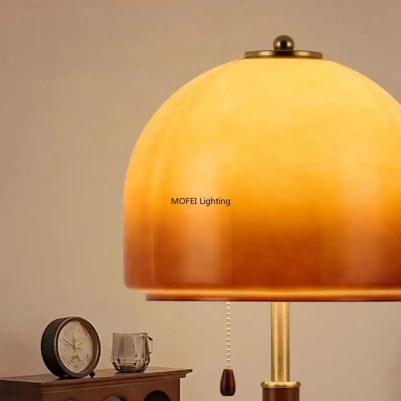 Retro Table Lamp Vintage Desk Light Modern Bedside Reading Lamp Warm Atmosphere Night Light for Bedroom Living Room Study