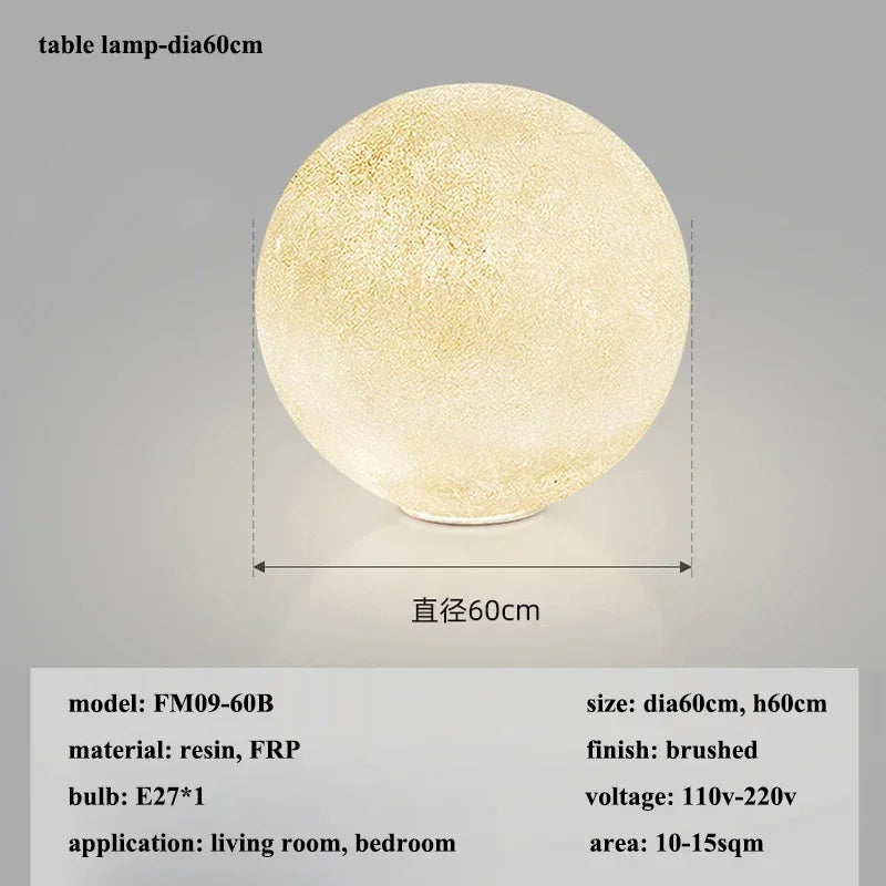 Nordic Moon Led Pendant Lights Lighting Living Dining Room Decor Chandeliers Restaurant Cafe Bar Hanging Lamp Bedroom Luminaire