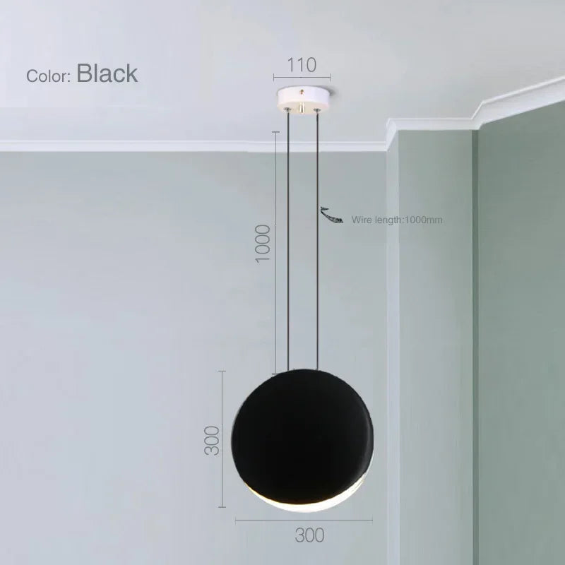 Scandinavian LED Chandelier - Modern Nordic Pendant Lamp for Dining & Kitchen