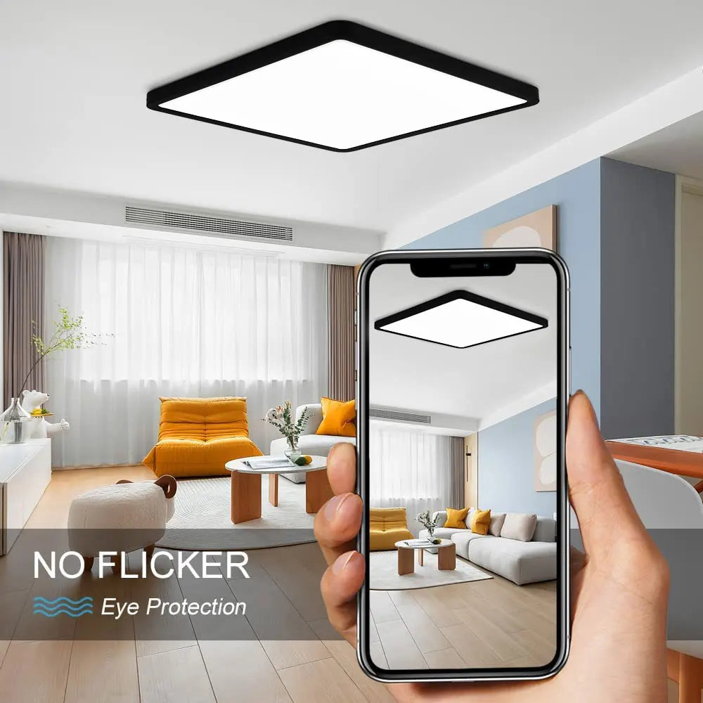 Modern LED Ceiling Light Tuya Smart APP Remote Control Voice Control Alexa Dimmable Lustre Lights for Living Room Bedroom Light
