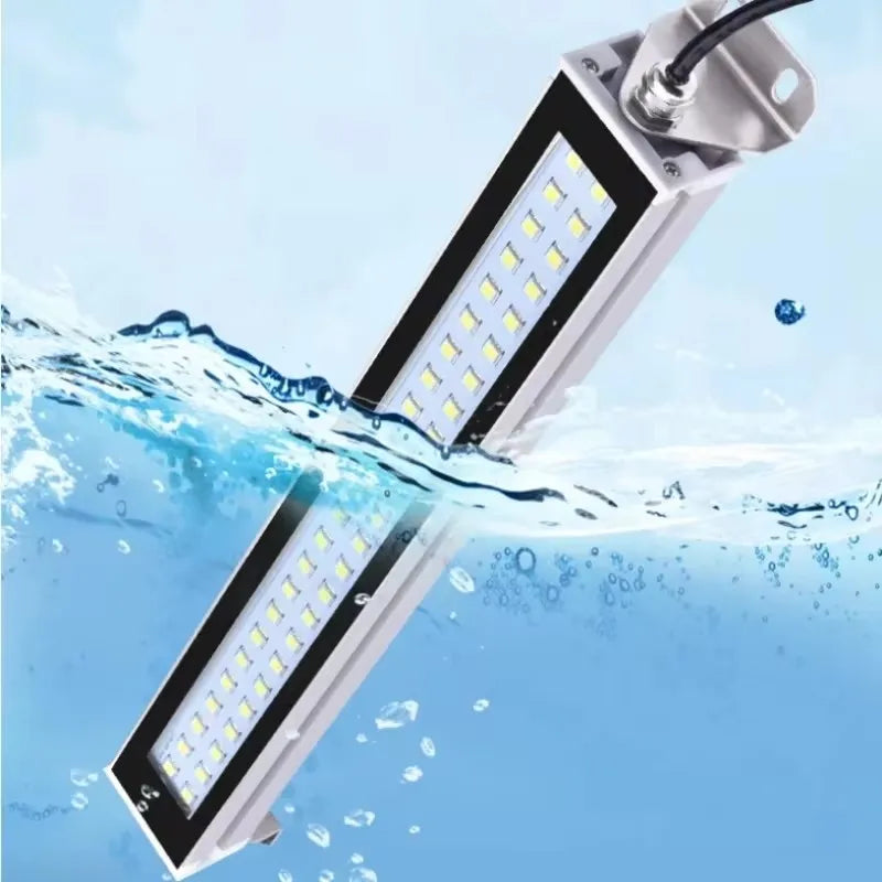 220V/24V Industrial LED Machine Tool Work Light - Waterproof Oil-Proof Explosion-Proof Aluminum Alloy Lamp for CNC Lathes