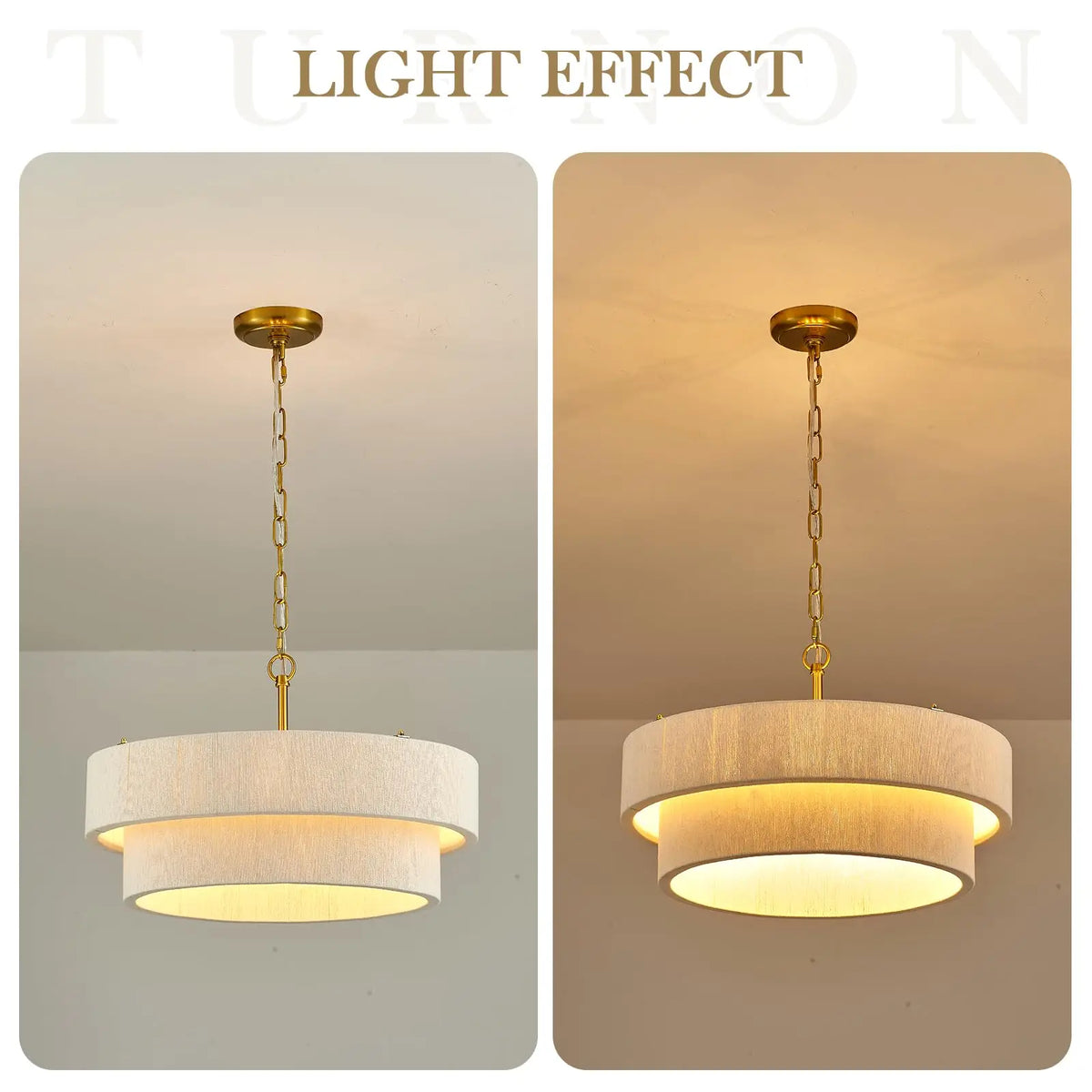 Hand Woven Cotton and Hemp Rope Chandelier Pendant Light Adjustable Pendant Light for Kitchen Island Dining Living Room Lamp