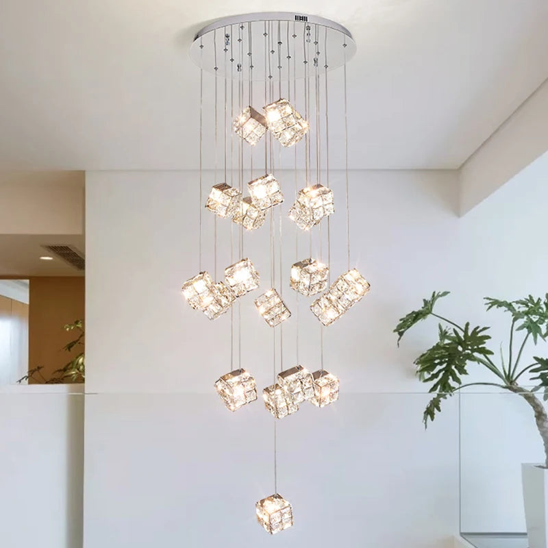Home decoration Pendant lights, luxury crystal living room chandelier, bedroom Pendant lamp, ceiling light, indoor lighting
