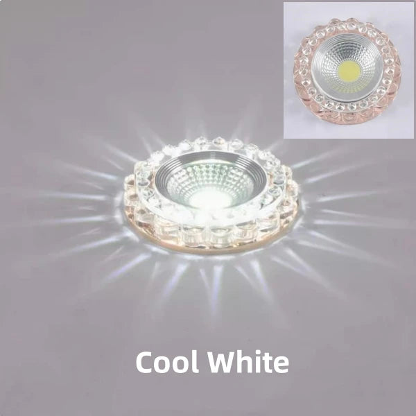 Diameter:9.5cm Cut Hole:6-8cm 3W 5W Downlights Recessed Ceiling Spotlight Lamps Embedded LED Downlights Home Decoration Light