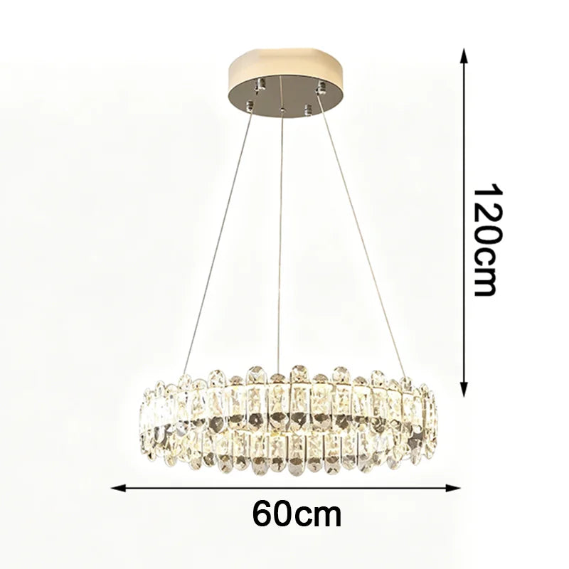 home decorationPendant lights, luxury crystal living room chandelier, dining room Pendant lamp, ceiling light, indoor lighting