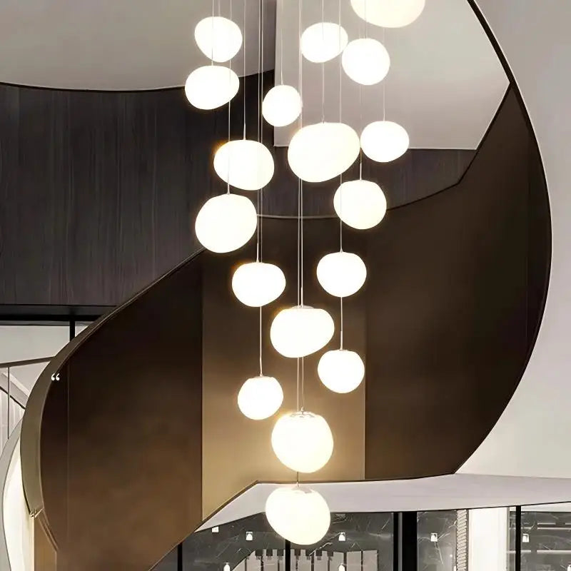 Modern home decor led lights pendant light lamps forstaircase Chandeliers for living room hanging light indoor lighting