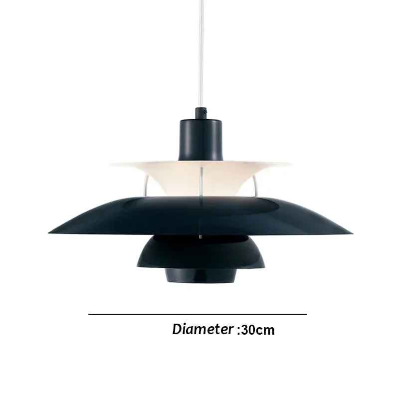 30CM Nordic Creative Design Pendant Lamp High Quality Color Umbrella Led Chandeliers Living Kitchen Bedroom Home Furnishings Lighting