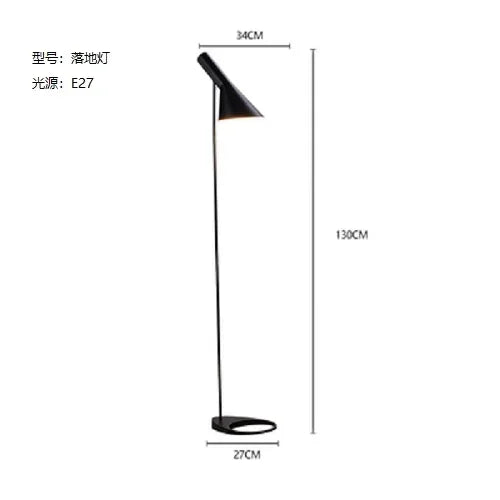 Nordic Designer Black White Floor Lamps For Living Dining Room Bedroom Beside Corner The Sofa Study Lighting Decorative Lights