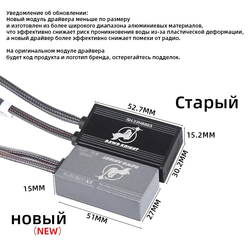 K8C 40W K7C Led Long Life Version H7 H4 H11 Led Headlight Bulb 3 Copper Tube Led Lights For Car H1 HB3 9005 HB4 9006