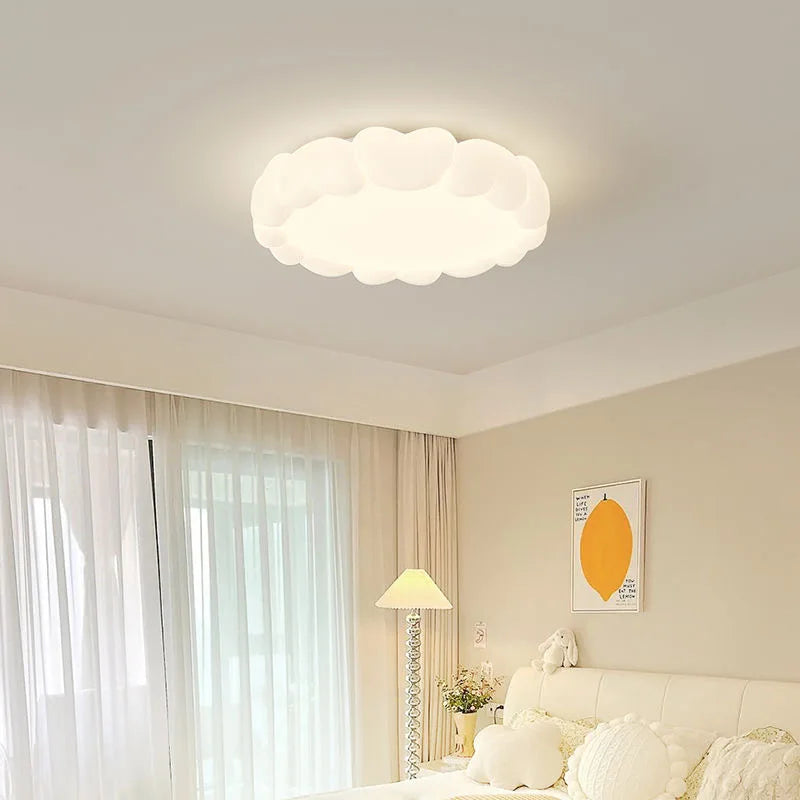 Modern Cloud LED Ceiling Light - Bubble Ball Lamp for Children's Bedroom