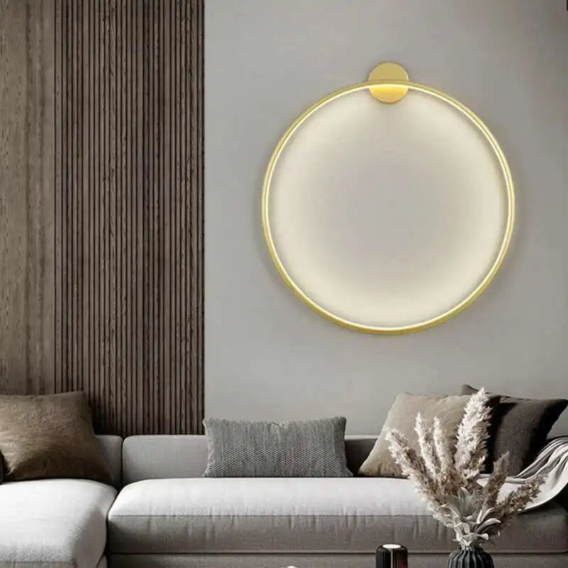 3D Moon Wall Sconce - Dimmable Indoor LED Decor Light for Hallway & Coffee Bar