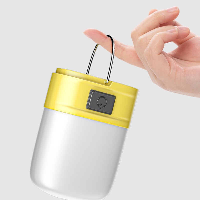 C2 New Mini Tent Lamp Usb Rechargeable Cob Led Light Ip65 Lithium Battery Bright Portable Lantern For Outdoor Camping Lights