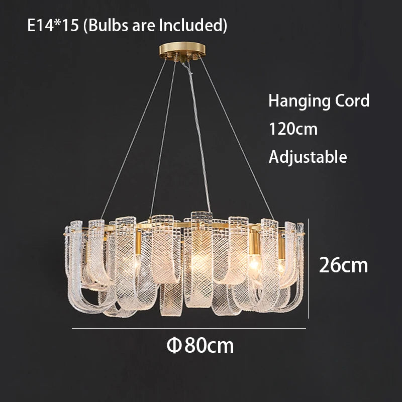 2025 Modern Chandelier Lighting Desinger Lustre Ring Hanging Lamps Suspension Luminaire Lampen For Foyer Living Room Dining Room