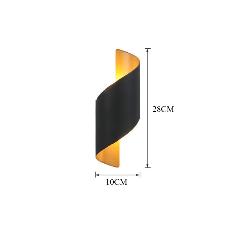 Modern LED Wall Light Waterproof IP65 Up Down 10W Outdoor Lighting Home Hotel Shop Corridor Porch Sconce Wall Lamps AC 220V 110V