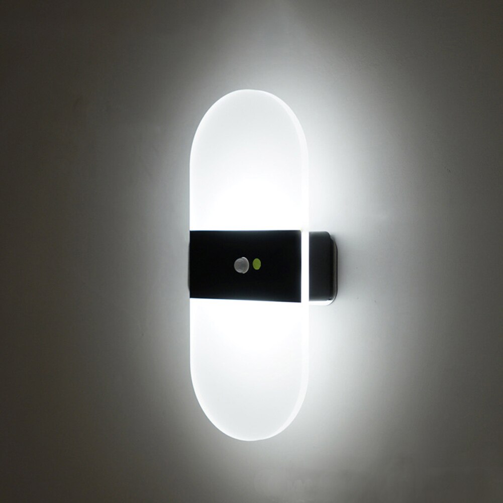 Home Sensor Wall Lights USB Rechargeable Indoor Motion Lighting Bedroom Bedside Lamp Corridor Stairway Decor Lights Wall Lamp