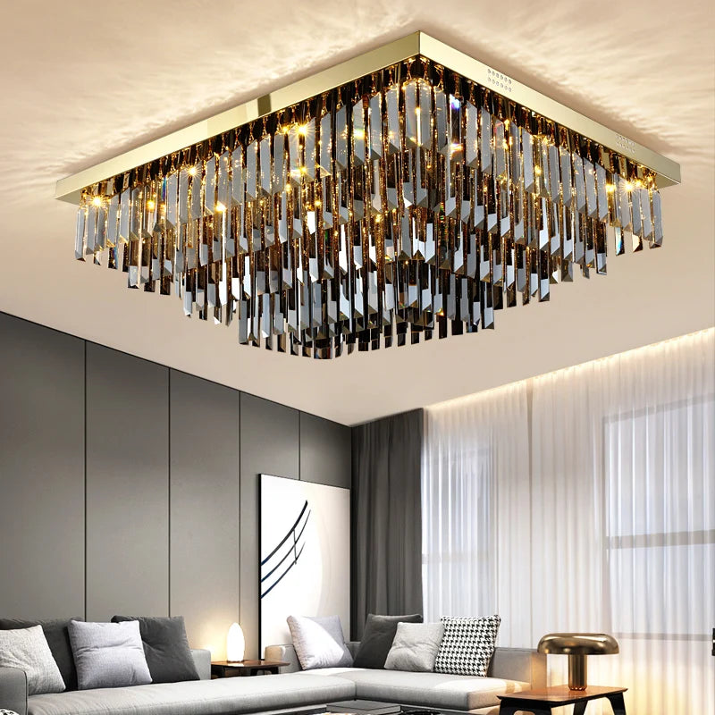 Crystal Lamp Nordic Minimalist Living Room Main Light Modern Elegant Ceiling Light Creative Home Restaurant Led Lights