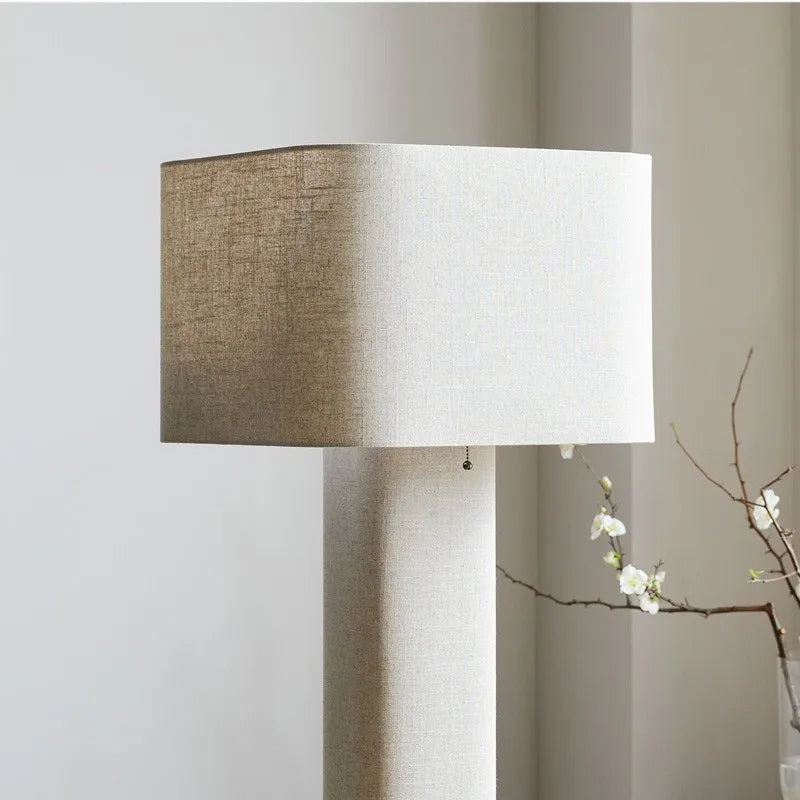 Wabi-Sabi Artistic High-End LED Floor Lamp - Modern Vertical Standing Light Fixture for Living Room Sofa, Bedroom & Exhibition Hall