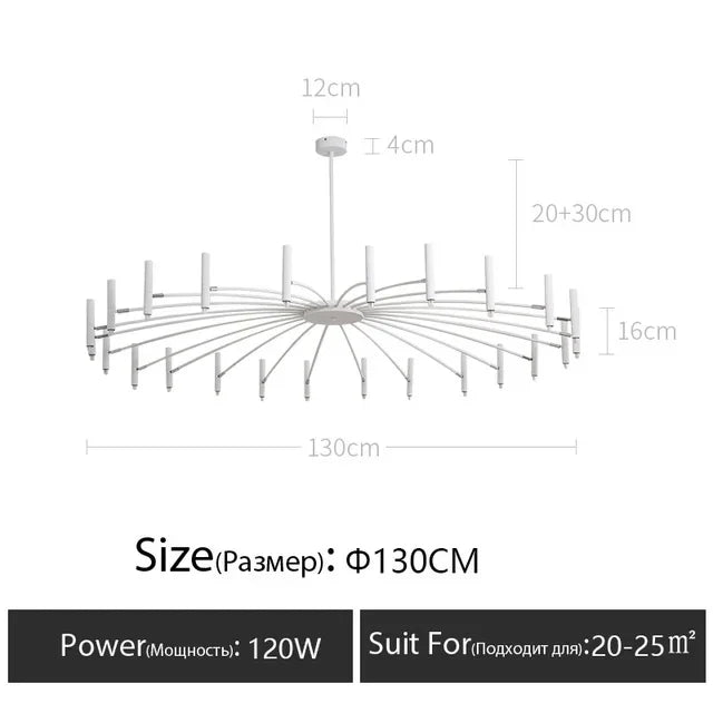 Minimalist G9 LED Ceiling Chandelier Light Fixture (110V-220V) - Modern Interior Decor Pendant Lamp for Living Room, Dining Room & Home