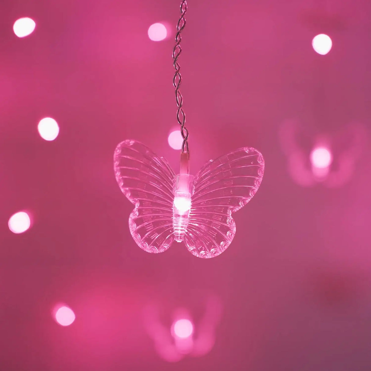 USB Butterfly String Light with 8 Modes - LED Flashing Fairy Lights