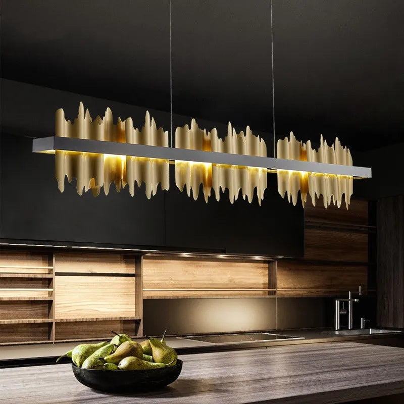 Modern Chandeliers For Dining Room Living Room With Remote Control LED Hanging Lamp Kitchen Island Pendant Light Lustre Fixtures