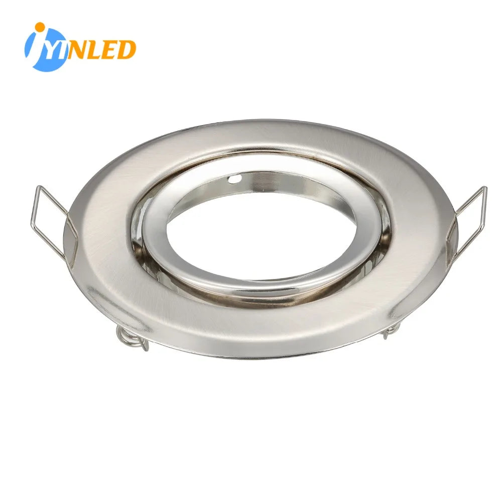 10-Pack Universal LED Spotlight Frames - Fits GU10 MR16 MR11 & GU5.3 Bulbs