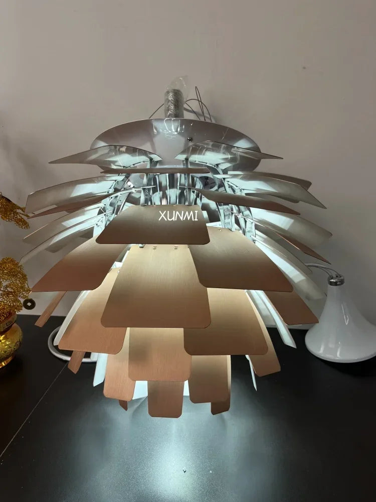 Nordic Designer Postmodern Simple Chiba Chandeliers Living Room Dining Room Creative Aluminum Pendant Light Home Decoration LED