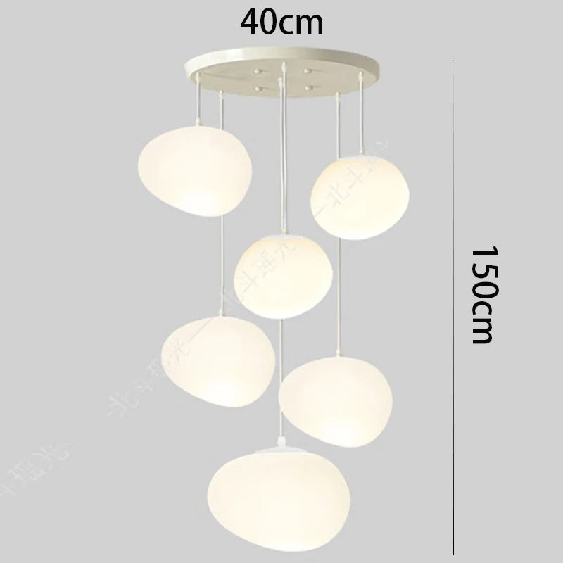 Nordic home decoration, stair chandelier, living room and dining room Pendant lights, ceiling light, indoor lighting