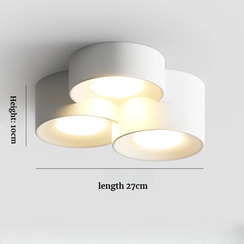 Minimalist Ceiling Lamp Resin Cylinder Ceiling Spotlight For Bedroom Hallway Aisle Nordic Indoor Decor Ceiling Light Lighting