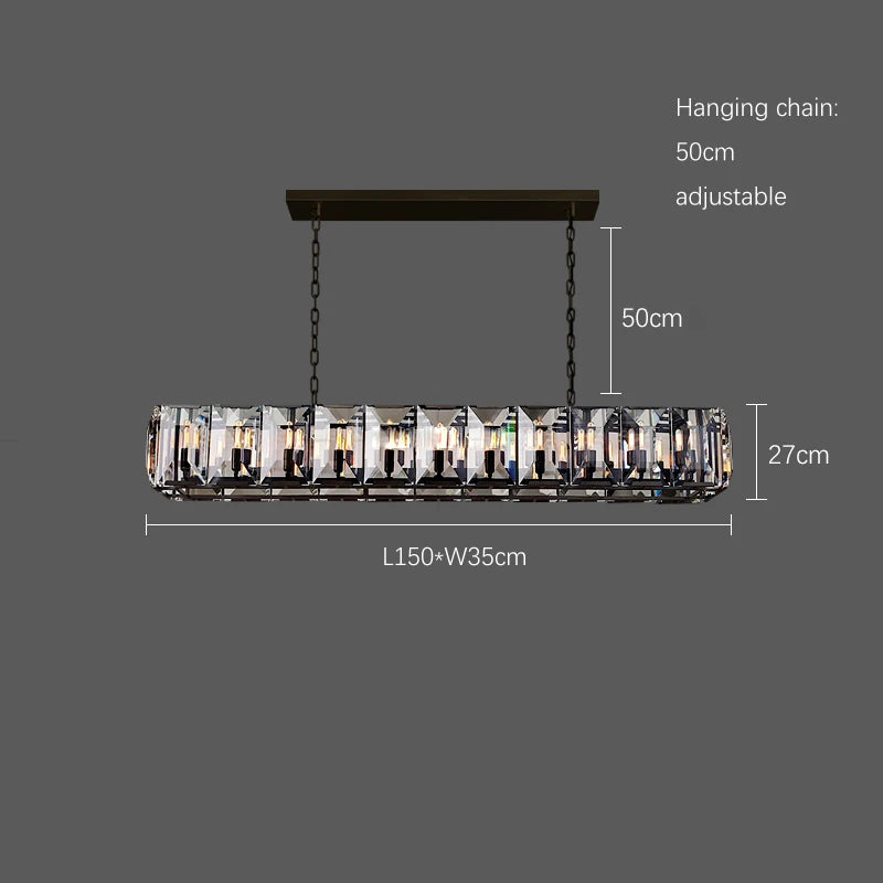 LED E14 Classic Retro Chrome Gold Crystal LED Lamp LED Light. Pendant Lamp For Living Room