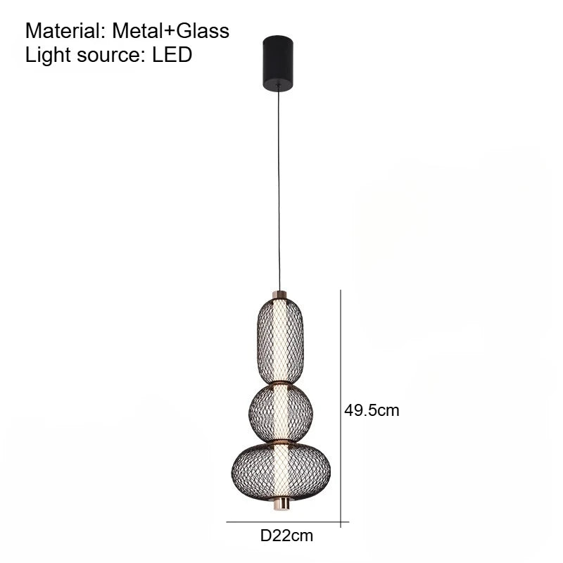 Modern Restaurant Chandelier Nordic Designer Coffee Table LED Pendant Lamp Kitchen Dining Room Bedroom Home Decor Hanging Lamp