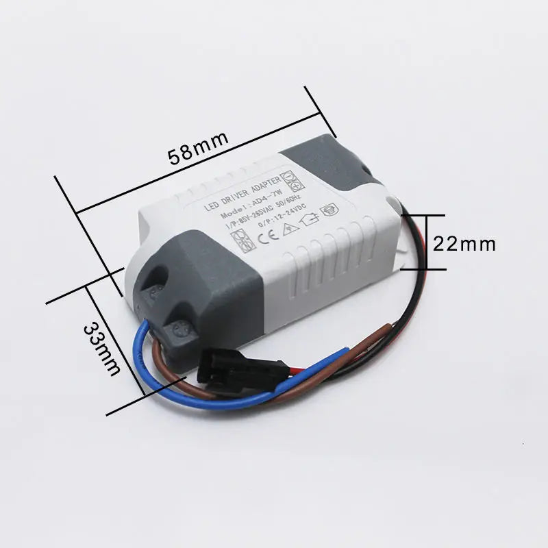(4-7)x1W Led Driver AC85-265V 7x1W Lighting Transformer for 4W 5W 6W 7W Lamp LED Lights Power Supply