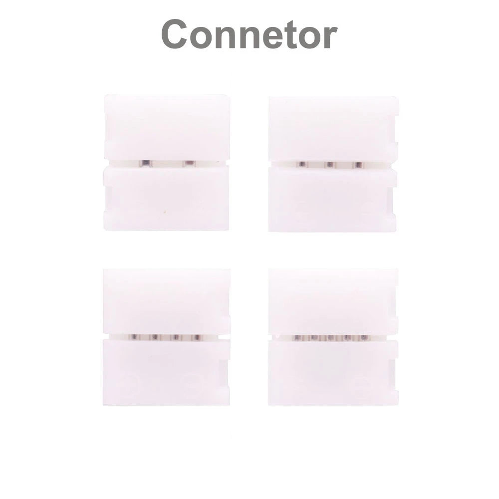 LED Strip Solderless Led Connector 2/3/4/5PIN L/T/X Shape Corner Connector For 10mm WS2811 WS2812 3528 5050 RGB Led Strip Light